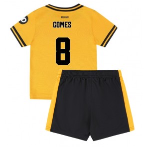 Wolves Joao Gomes #8 Dětské Domácí dres komplet 2024-25 Krátký Rukáv (+ trenýrky)